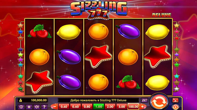 Игровой автомат Sizzling 777 Deluxe