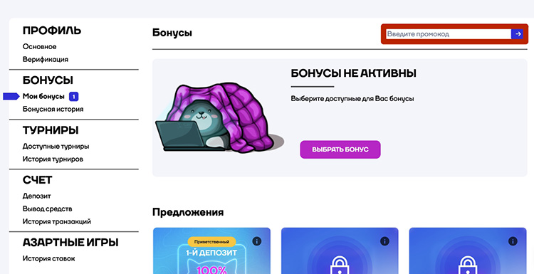 Как использовать бонус-код