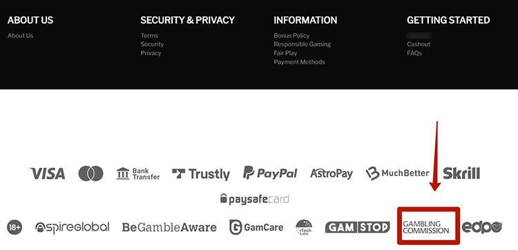 Логотип регулятора UKGC